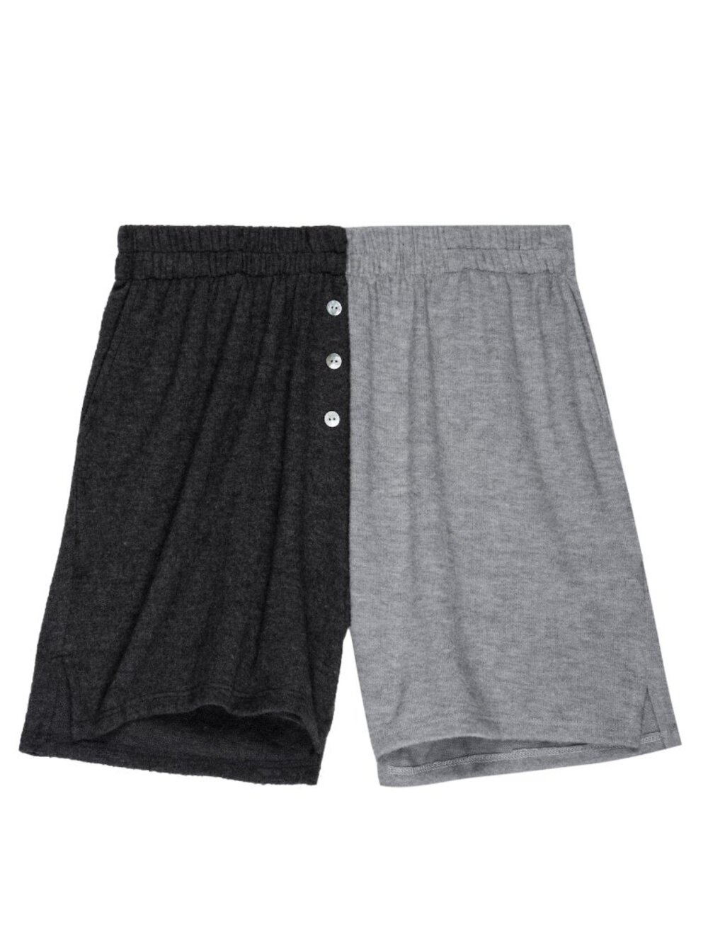 DONNI Duo Henley Sweater shorts SIZE: Medium